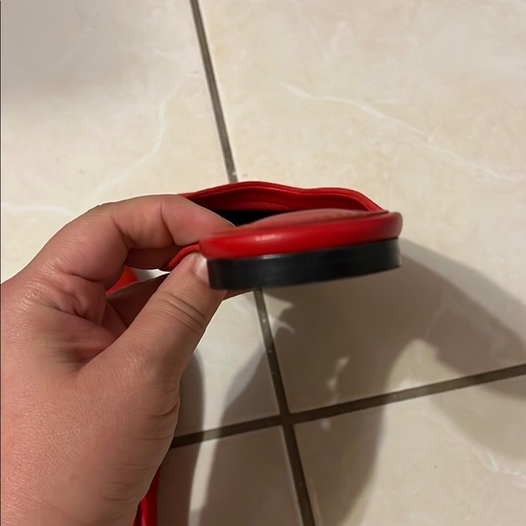 Who What Wear Scarlet Mules - Picture 6 of 10